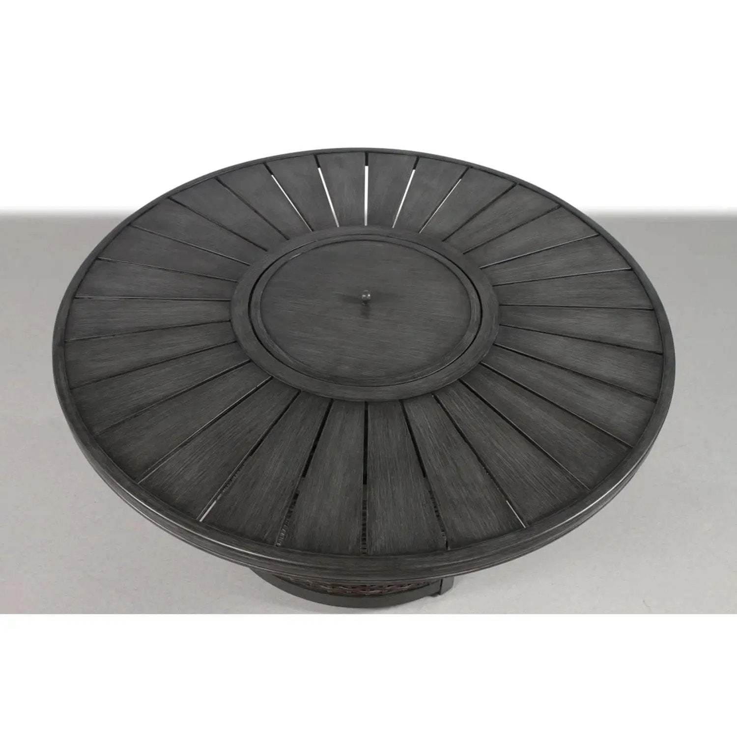 Patio Seating Group For 4 With Cushions And Fire Pit Table - Brown by HouseOfZazla