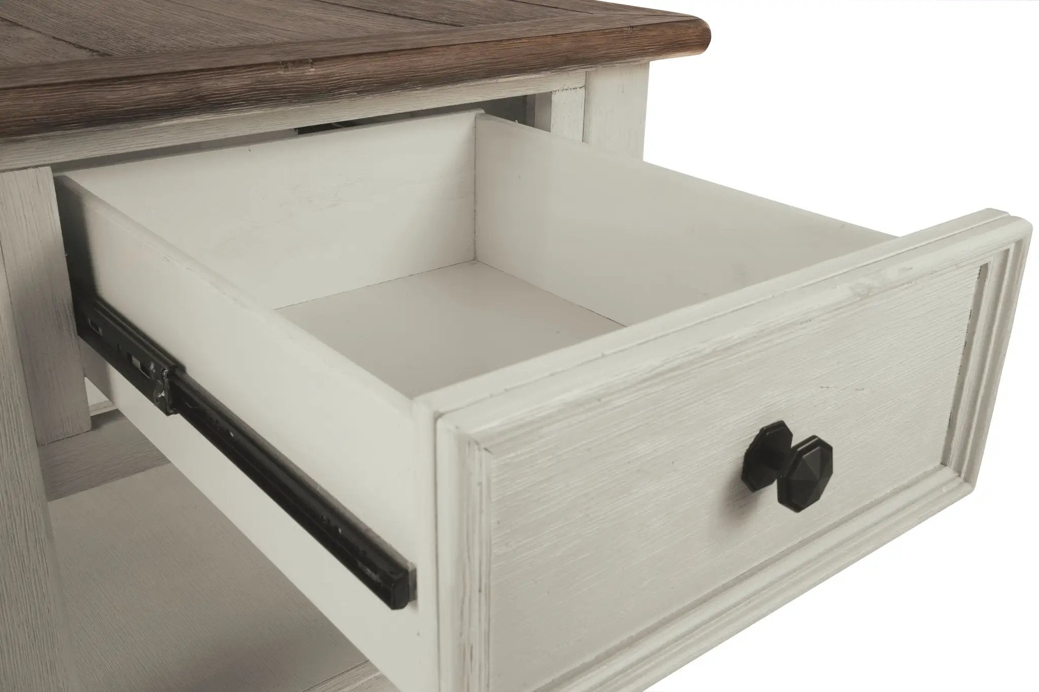 Bolanburg - Rectangular End Table - White / Brown / Beige by Unique Piece Furniture