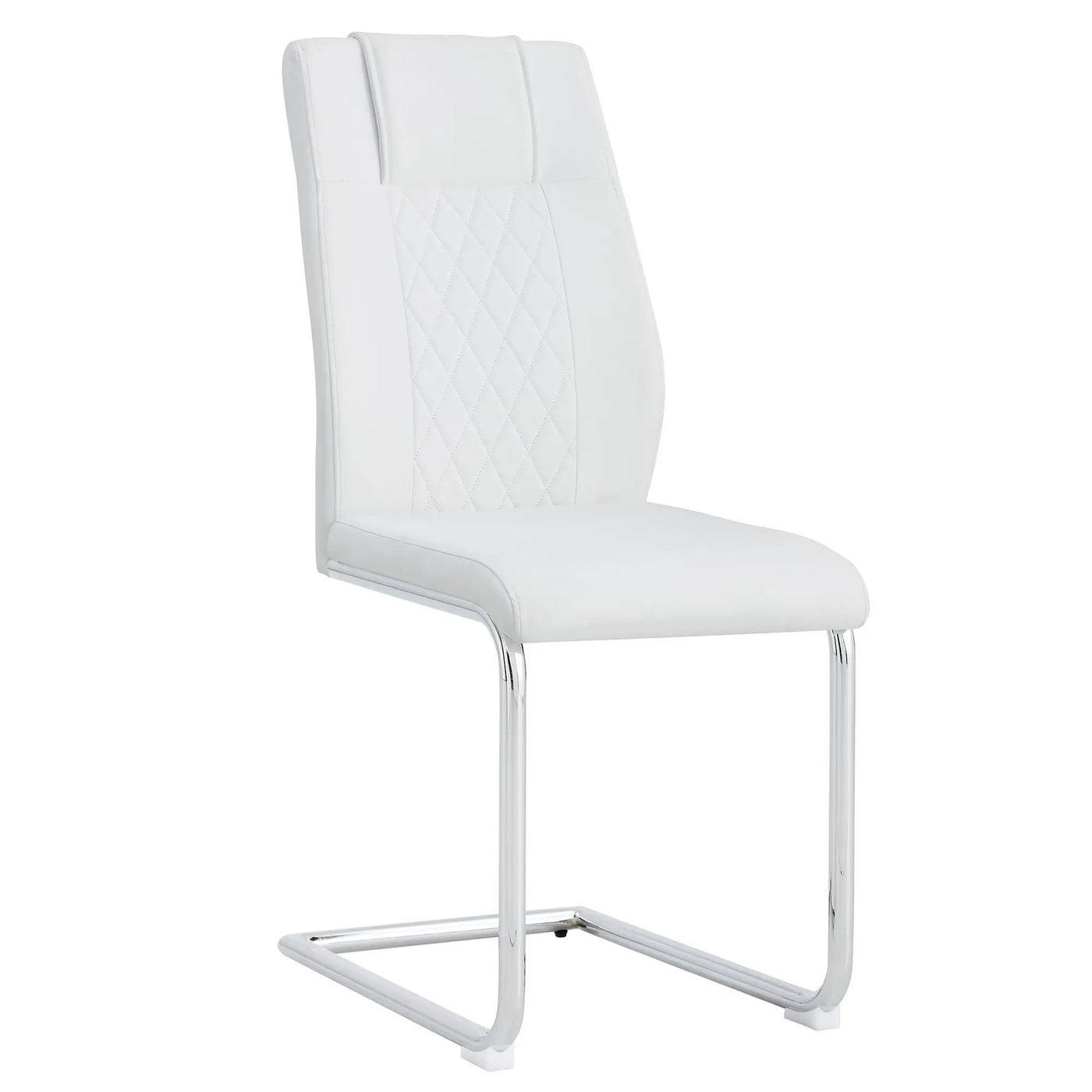 Modern Dining Chairs With Padded Seat, Metal Legs by HouseOfZazla