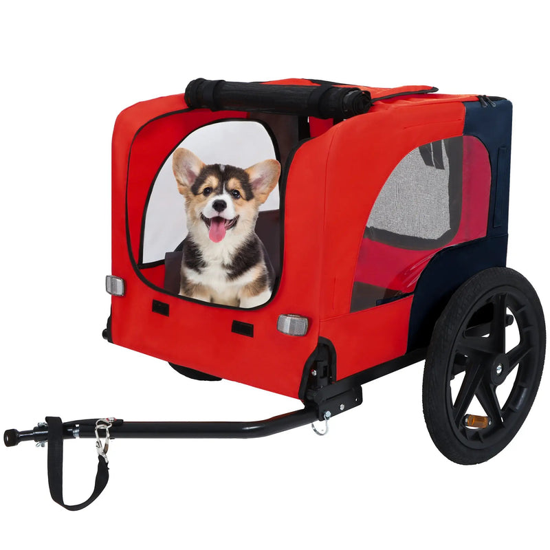 Pet Bike Trailer Dog Cart for Bicycle Suitable for Small and Medium Pets by HouseOfZazla