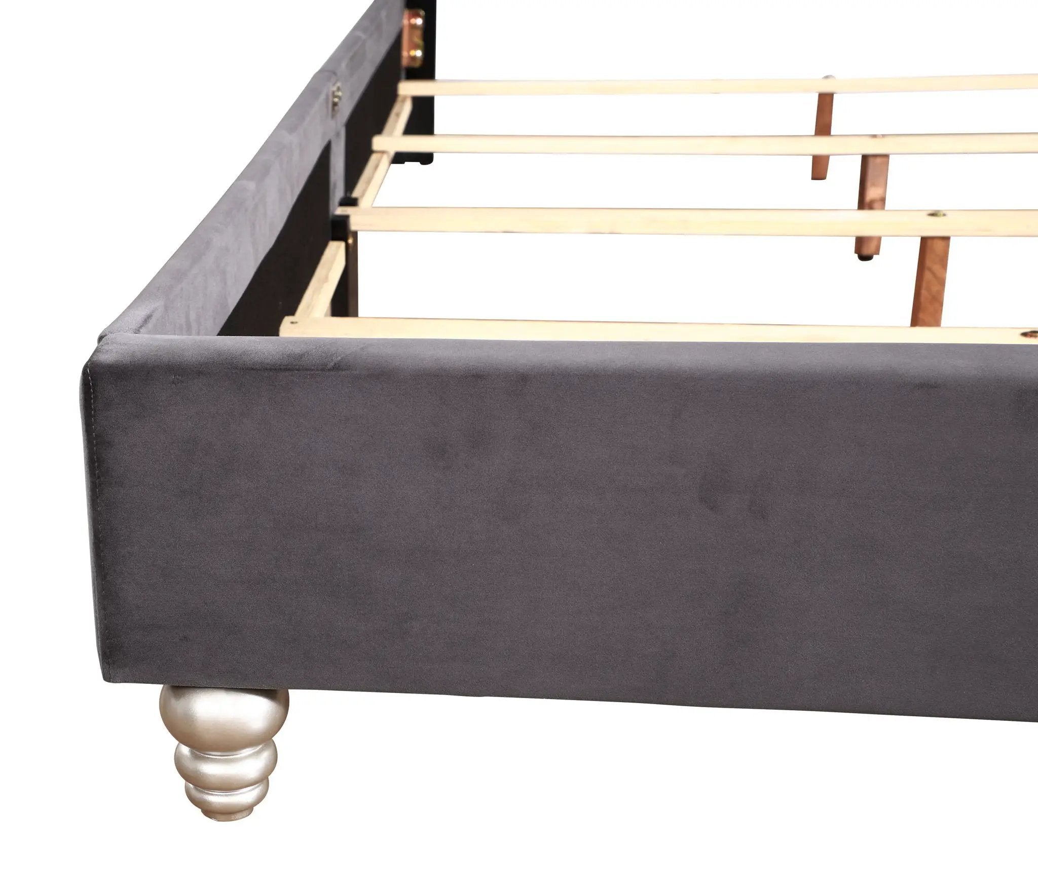 Upholstered Bed Transitional by HouseOfZazla