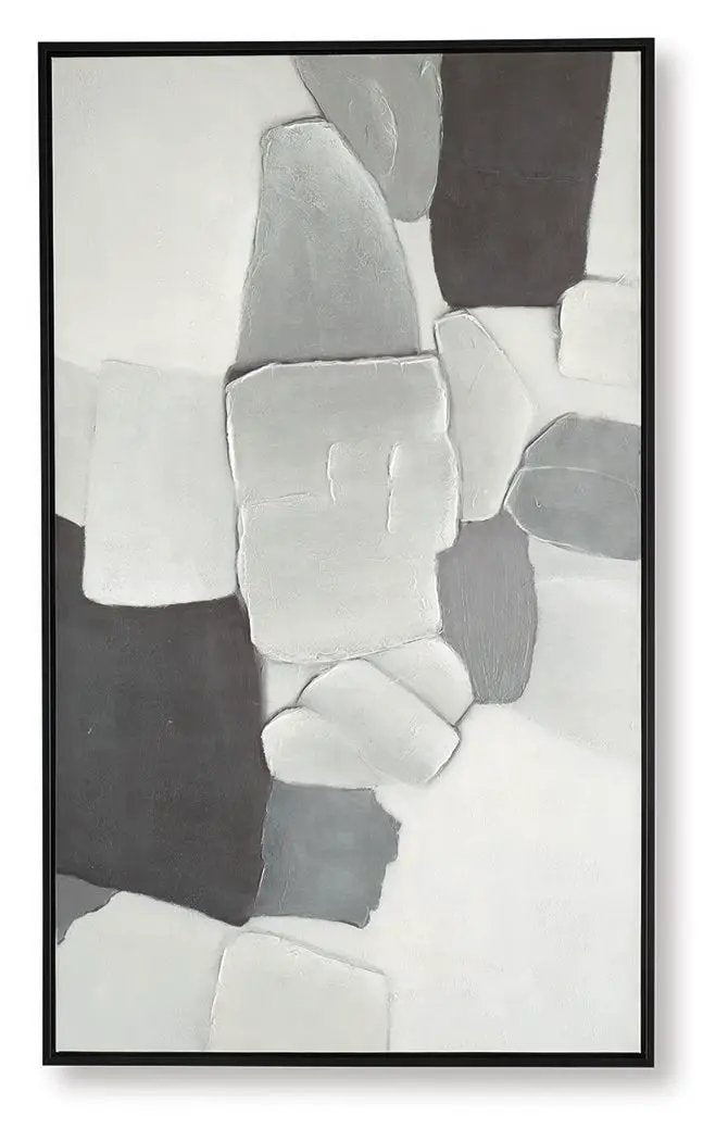 Adilson - Wall Art - White / Gray / Black by Unique Piece Furniture