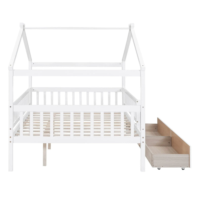 House Bed With 2 Drawers by HouseOfZazla