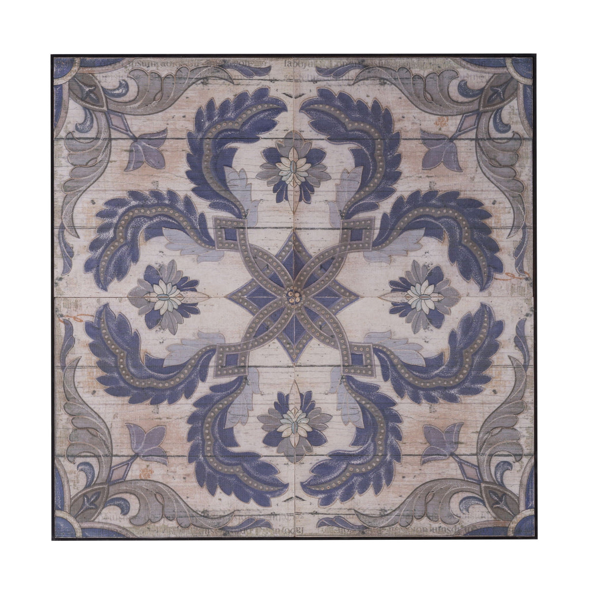Large Multicolor Square Wall Decor Panel with Refined Pattern - 48", photo 4 of 9