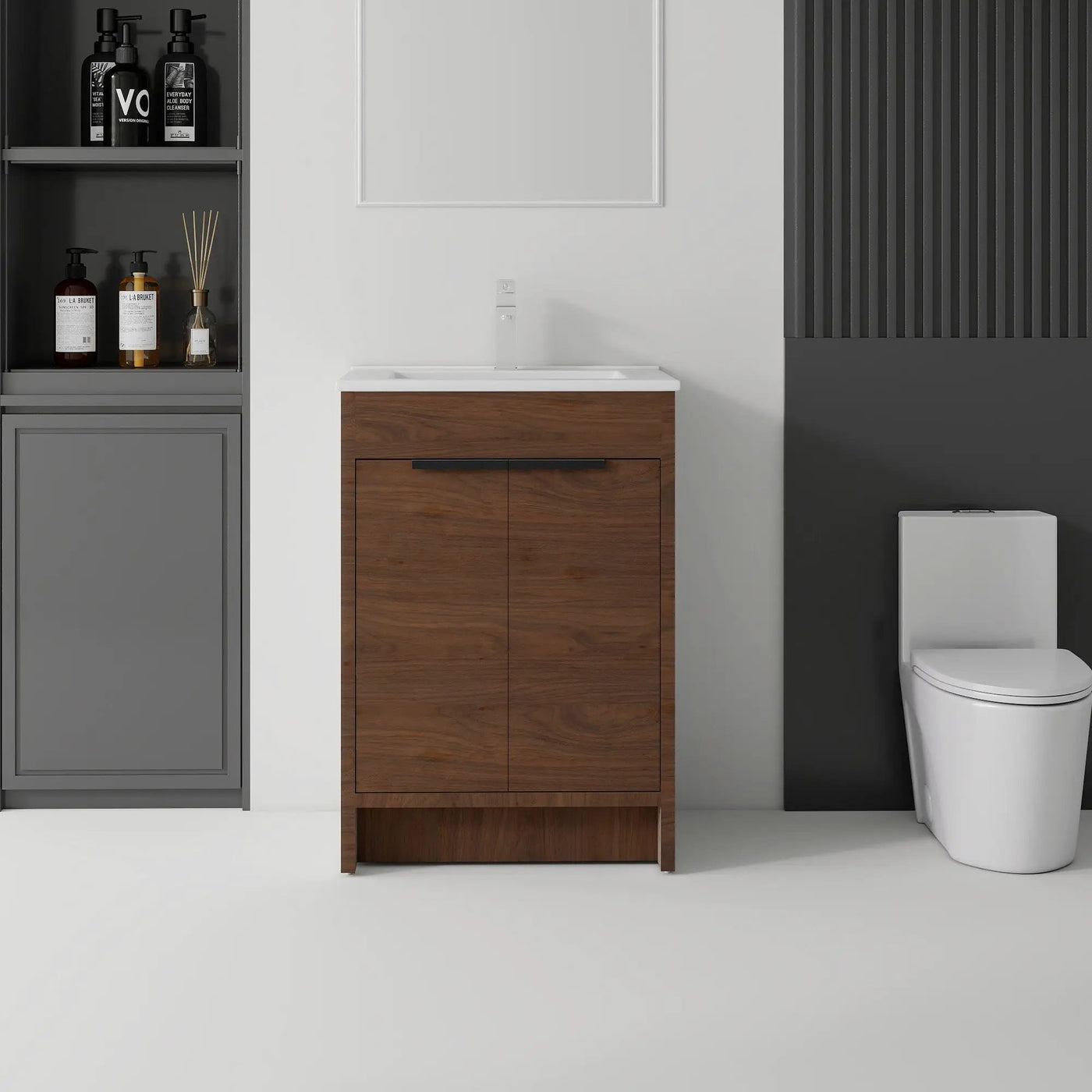 24 Inch Freestanding Bathroom Vanity with Sink by HouseOfZazla