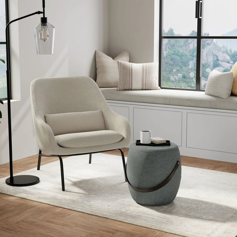 Ramsay - Upholstered Footstool by Unique Piece Furniture