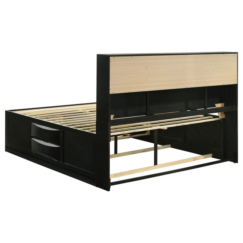 Briana 5-piece Eastern King Bedroom Set Black by Unique Piece Furniture