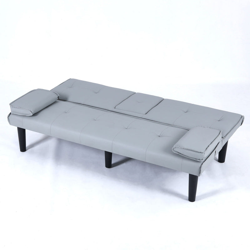 Sofa Bed With Foldable Design And Cup Holder by HouseOfZazla