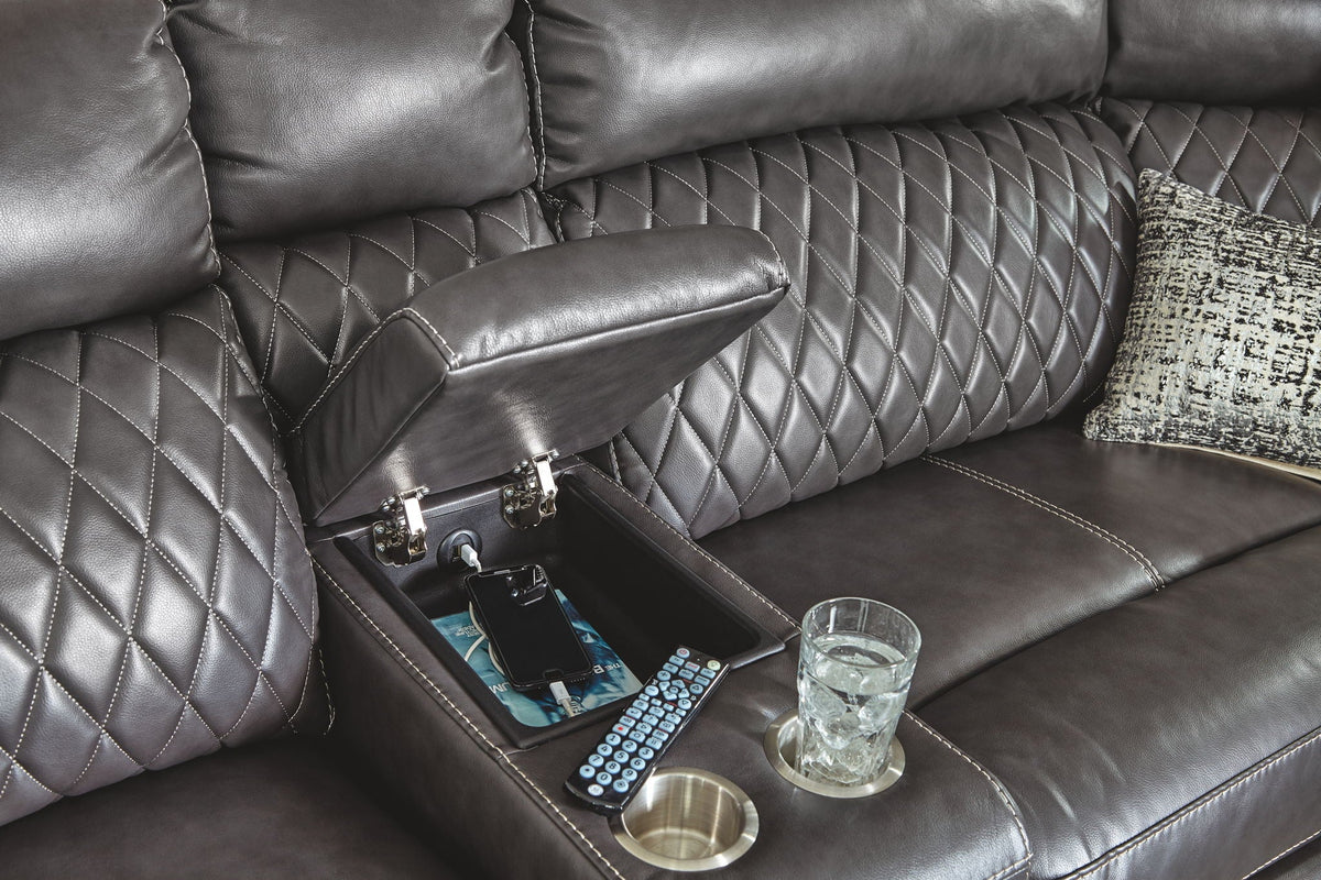 Samperstone - Power Reclining Sectional, photo 10 of 28
