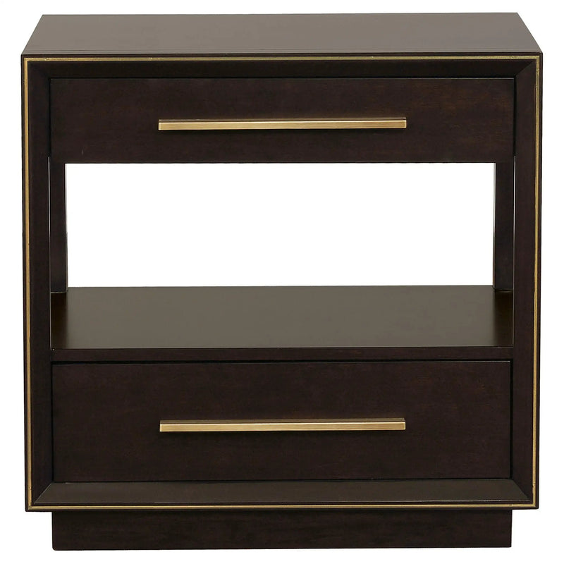 Durango 2-drawer Nightstand Smoked Peppercorn by Unique Piece Furniture