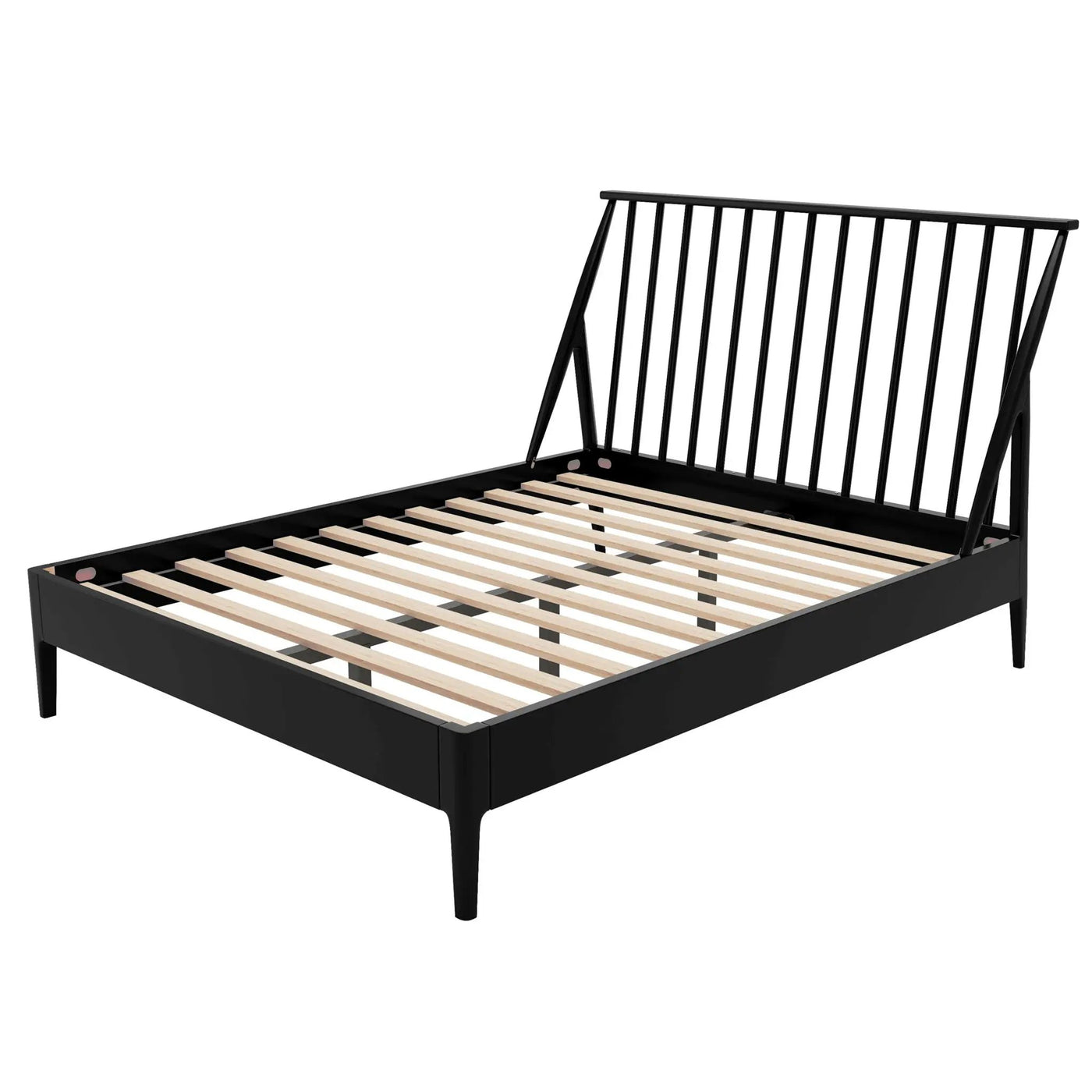 Bohemian Platform Bed With Tall Headboard by HouseOfZazla