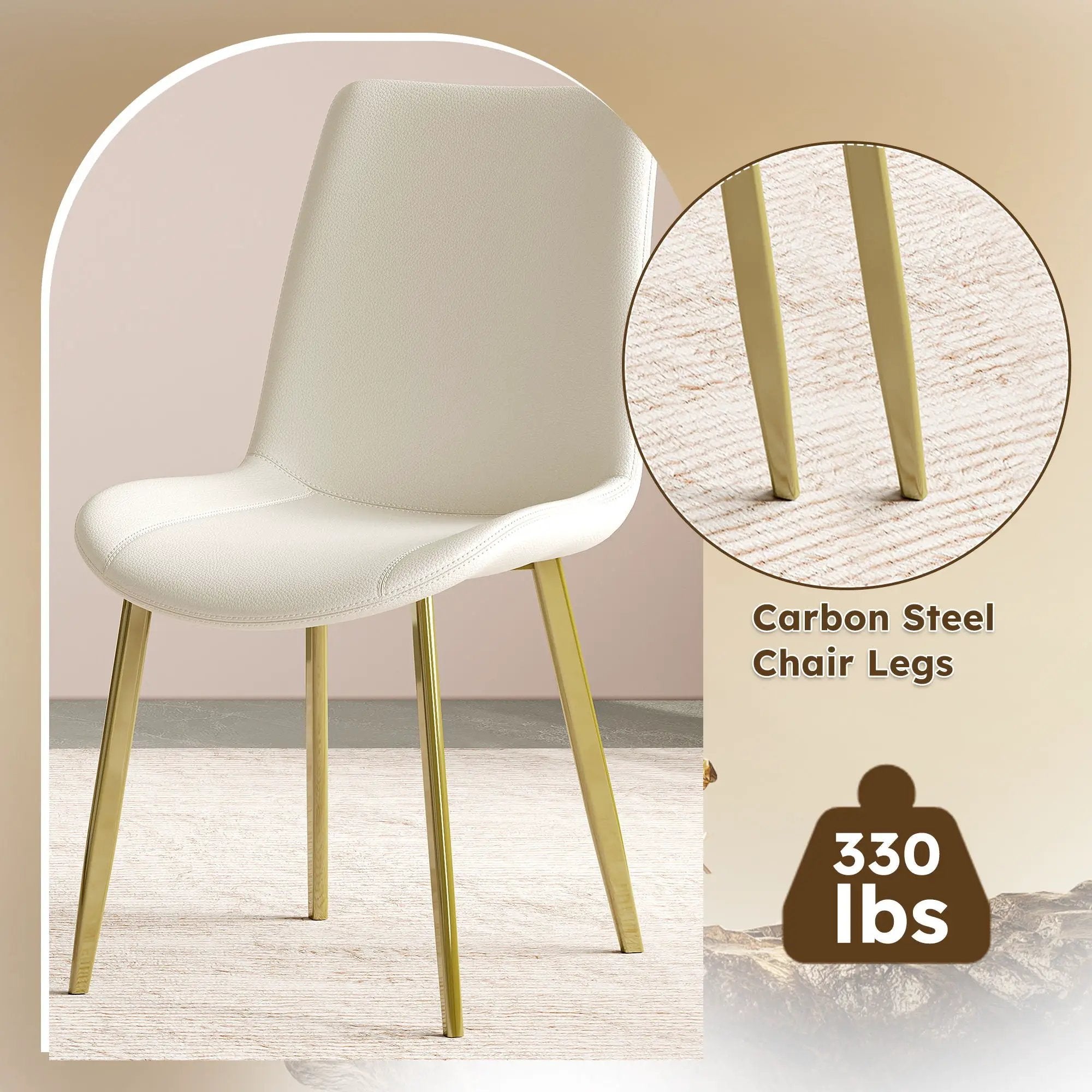 Modern Dining Chairs Ergonomic Design For Kitchen (Set of 4) by Unique Piece Furniture