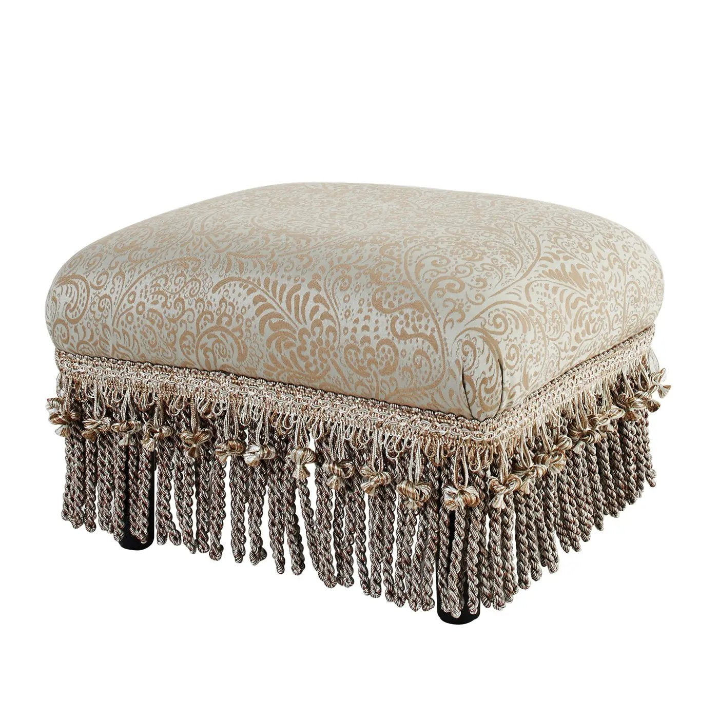 Fiona - Handcrafted Accent Footstool Ottoman by HouseOfZazla