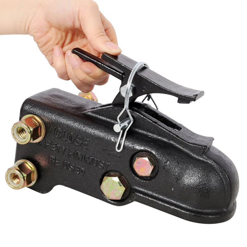 2-5/16 Inch Adjustable Channel Mount Trailer Coupler by HouseOfZazla