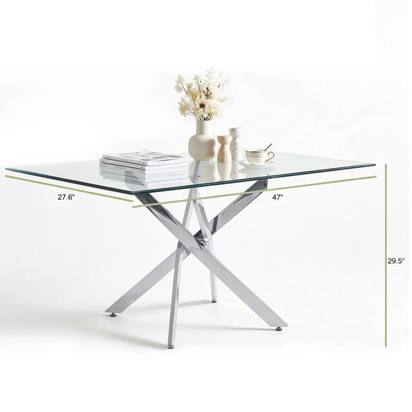 Modern Rectangular Table For Dining Room by HouseOfZazla