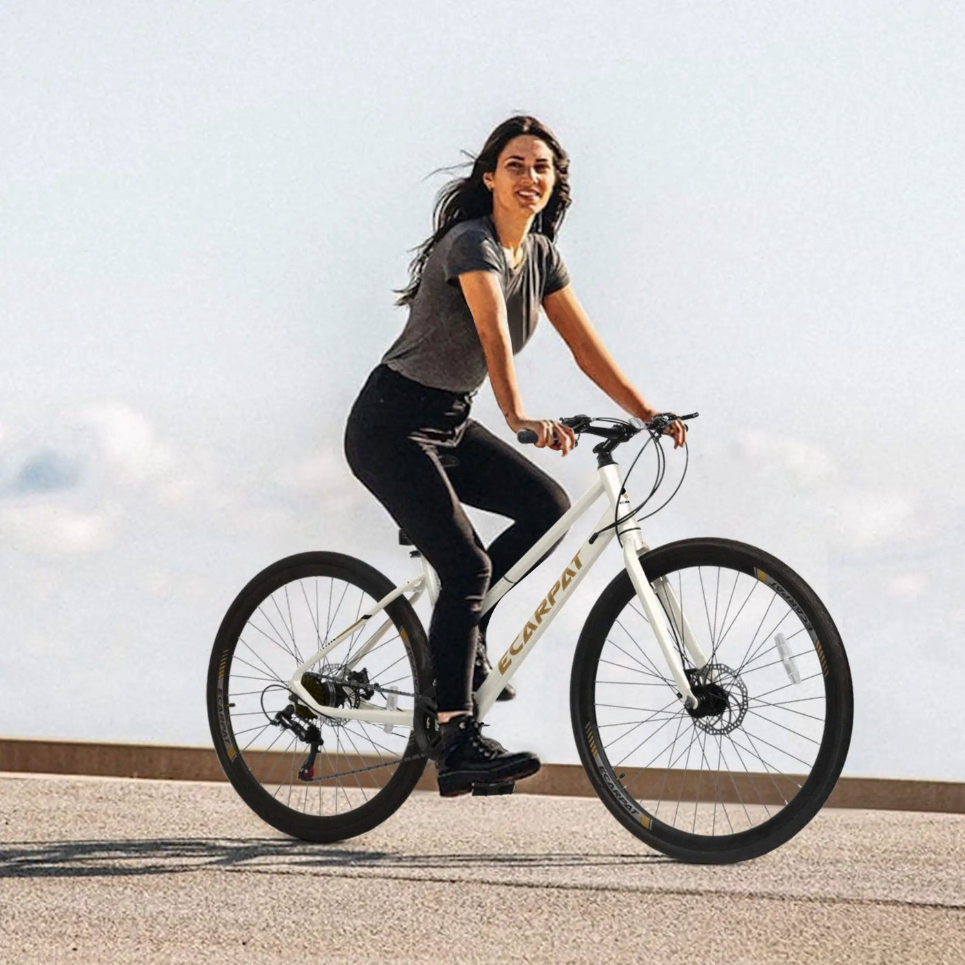 A28250 Road Bike With Aluminum Alloy Wheels, 21-Speed Gear System by HouseOfZazla