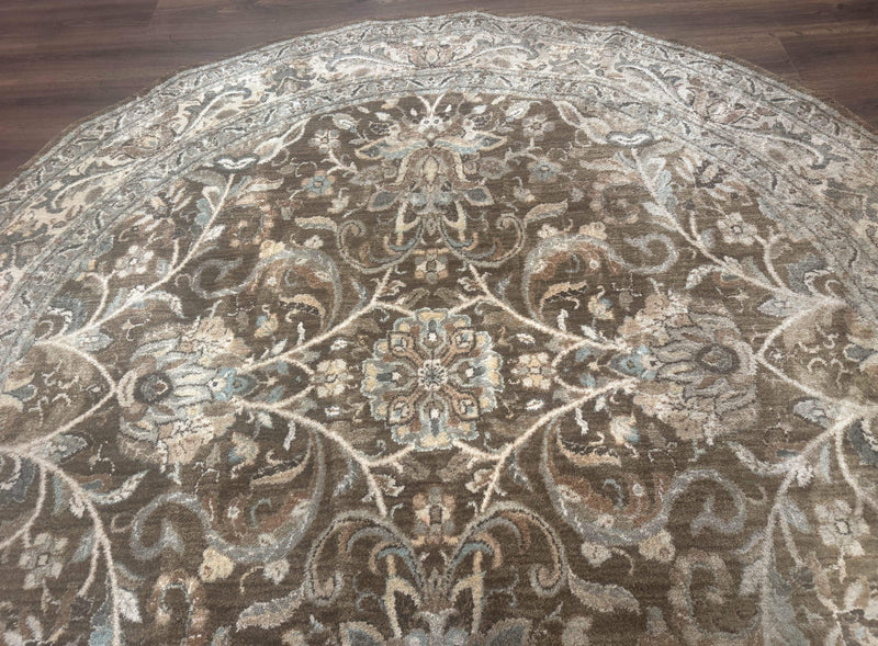 Round Karastan Rug 8x8 ft, Euphoria New Bridge Karastan Rug, Indo Mahal Design by Jewel Rugs