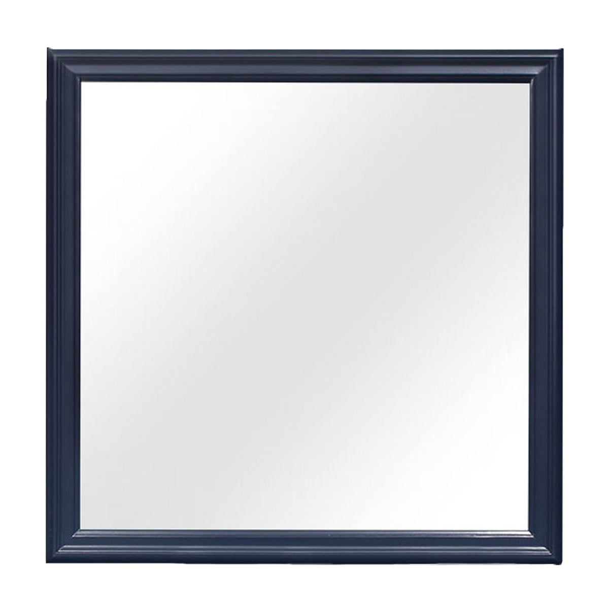 Charlston Mirror with Solid Wood Frame and Tempered Glass - Blue or White, photo 5 of 12