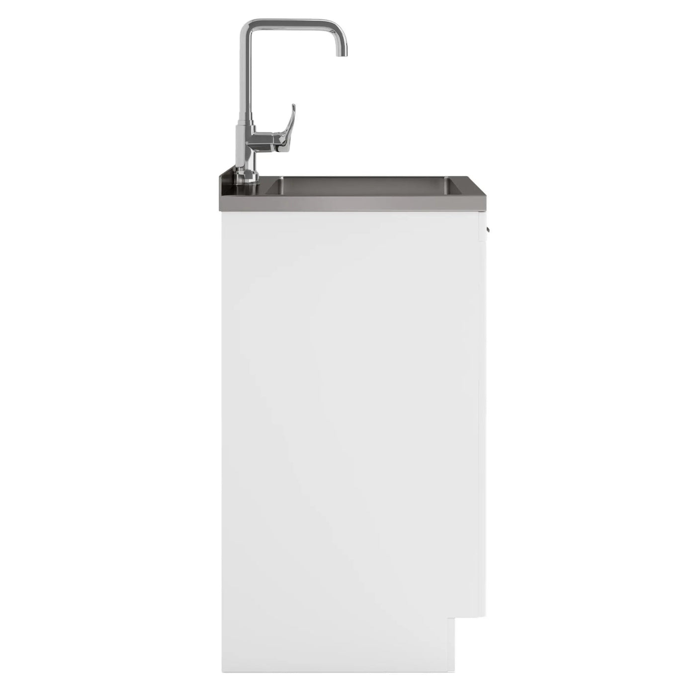 Murphy - Laundry Cabinet & Faucet And Stainless Steel Sink by HouseOfZazla