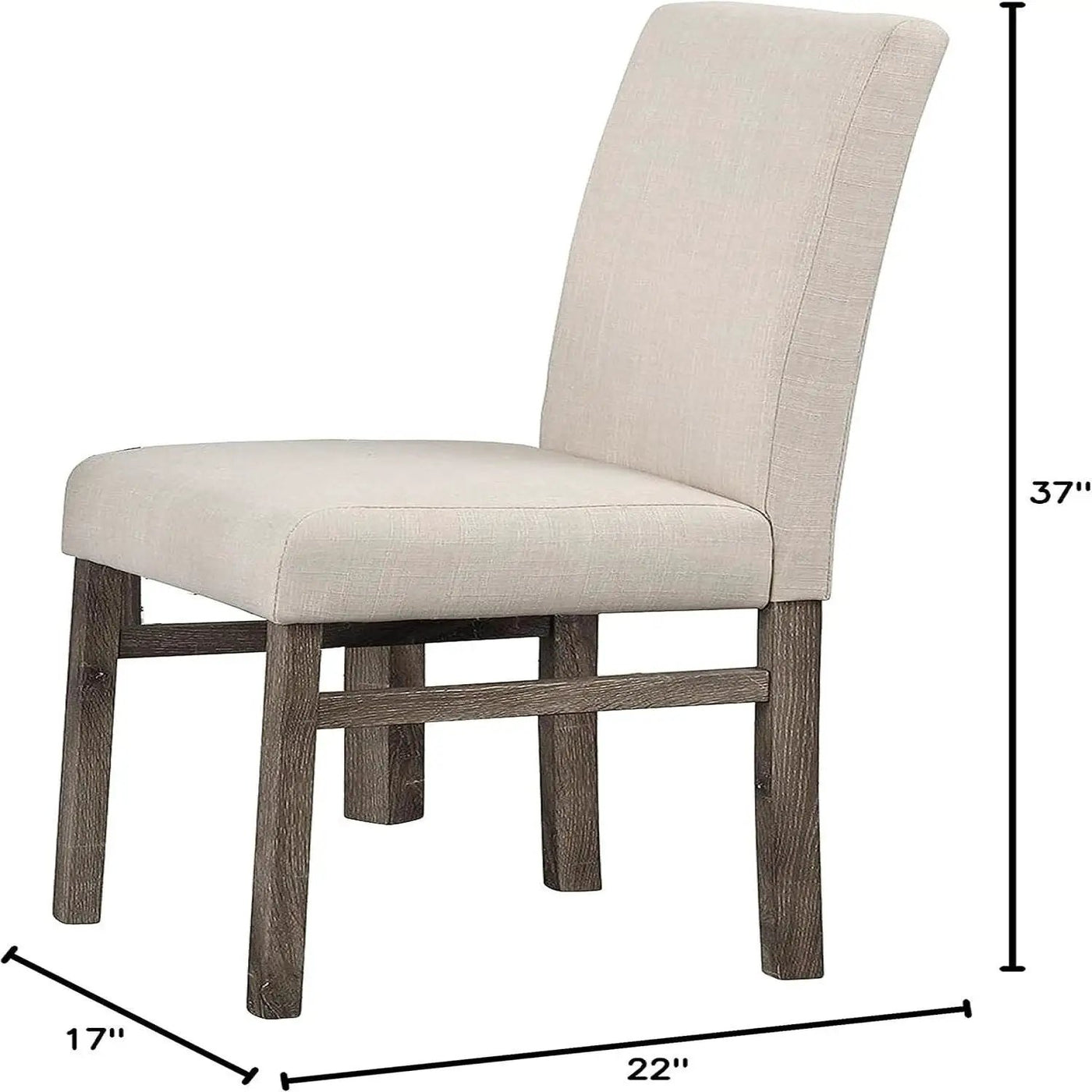 Transitional Upholstered Dining Chair For Kitchen (Set of 2) by HouseOfZazla