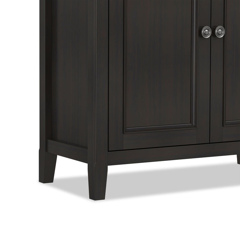 Amherst - 2 Door Storage Cabinet & Adjustable Shelving - Brown by HouseOfZazla