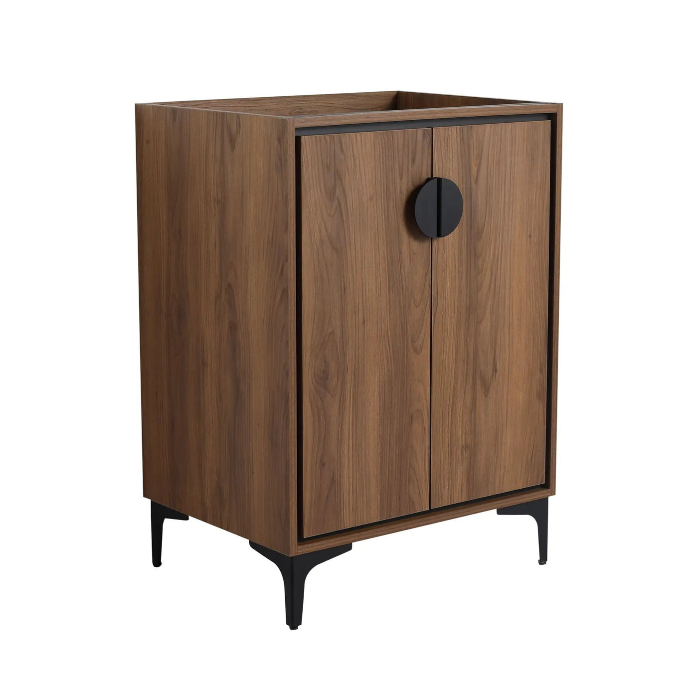 Modern Bathroom Vanity Storage Cabinet With Soft Closing Doors And Engineered Wood Construction by HouseOfZazla