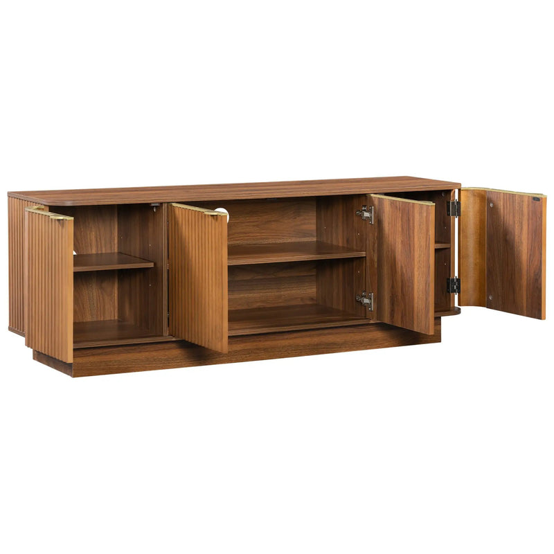 Vibe Haus Mid-Century Modern TV Stand for 70 Inch TV by HouseOfZazla