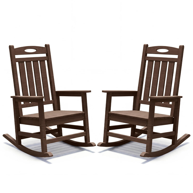Outdoor Rocking Chair Set of 2 by HouseOfZazla