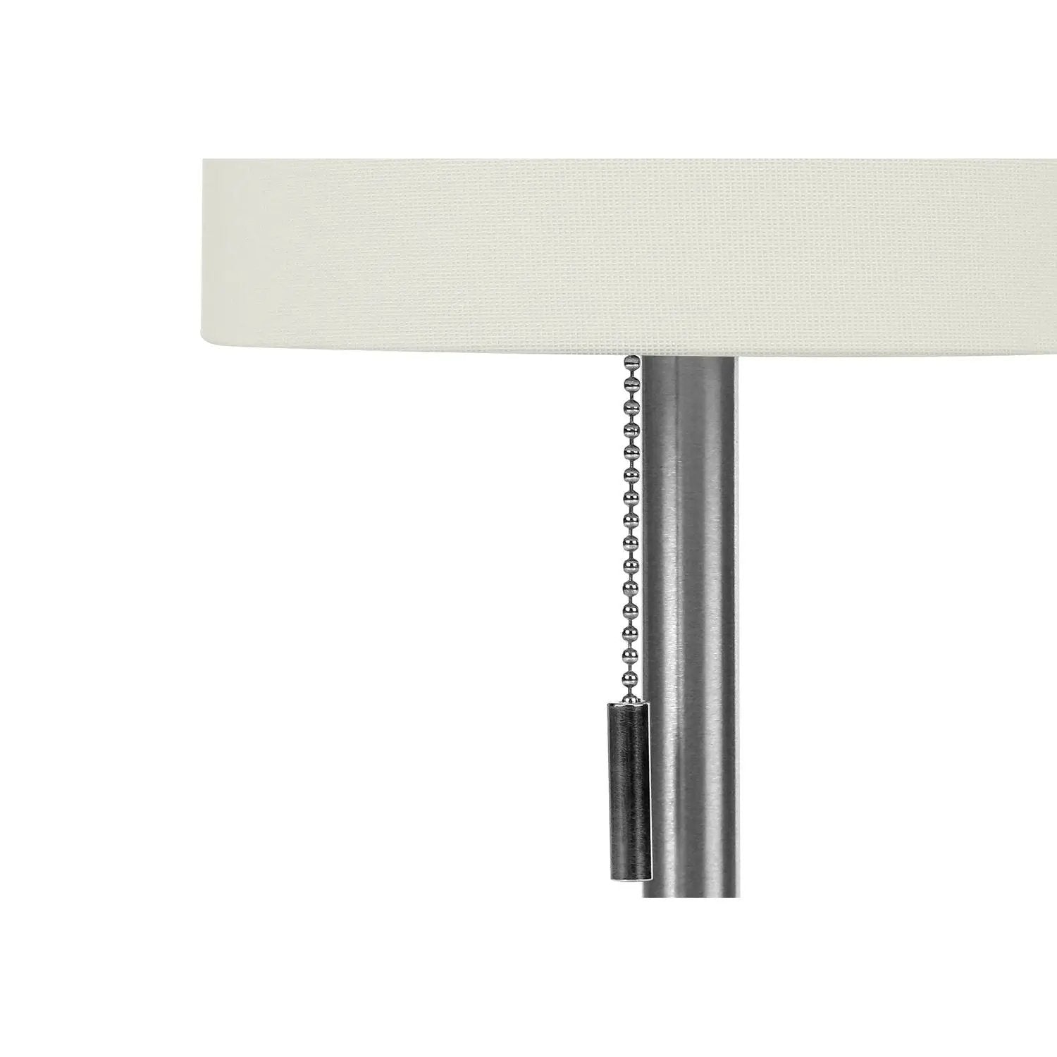 Lighting, Table Lamp, USB Port Included, Nickel, Contemporary (Set of 2) by Unique Piece Furniture