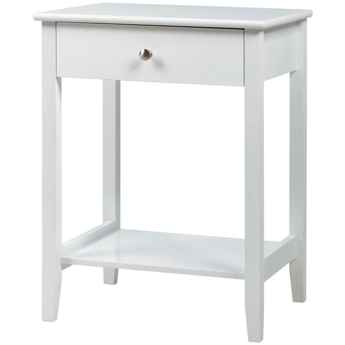 Wooden Nightstand End Table Storage Display by DirectDeals