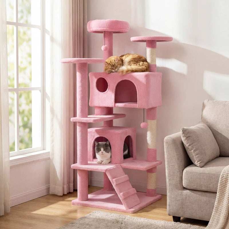 52 Inch Tall Cat Tree Tower for Indoor Cats by DirectDeals