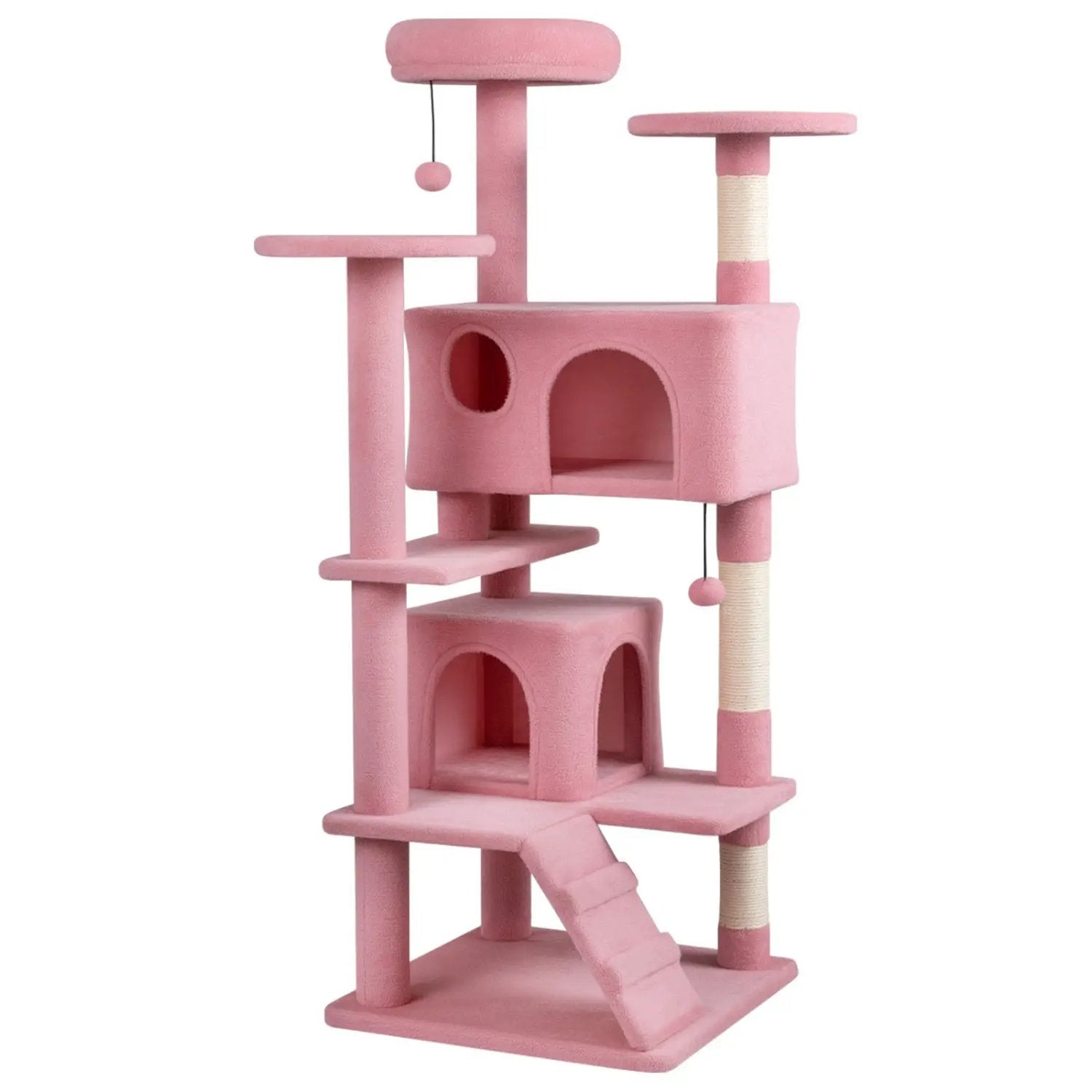 52 Inch Tall Cat Tree Tower for Indoor Cats by DirectDeals