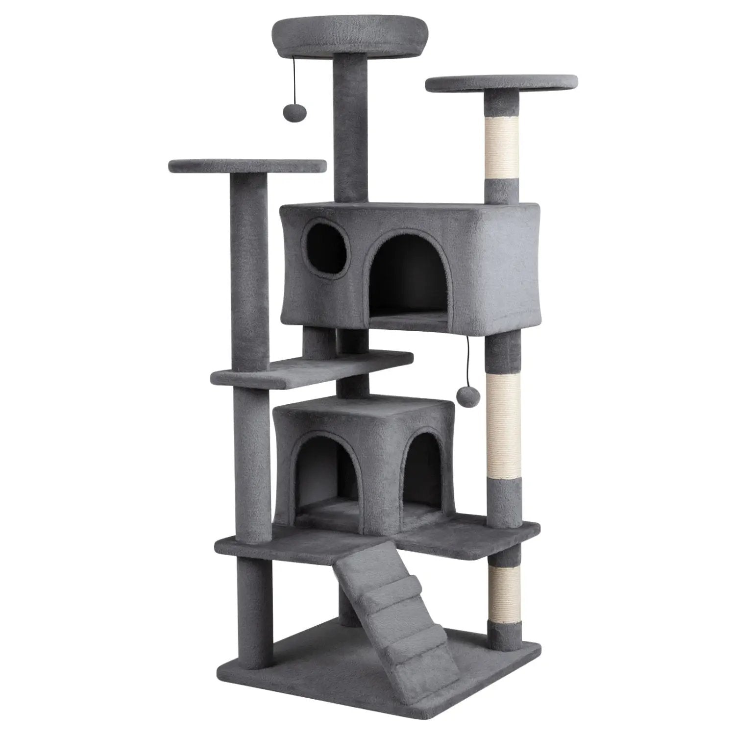 52 Inch Tall Cat Tree Tower for Indoor Cats by DirectDeals