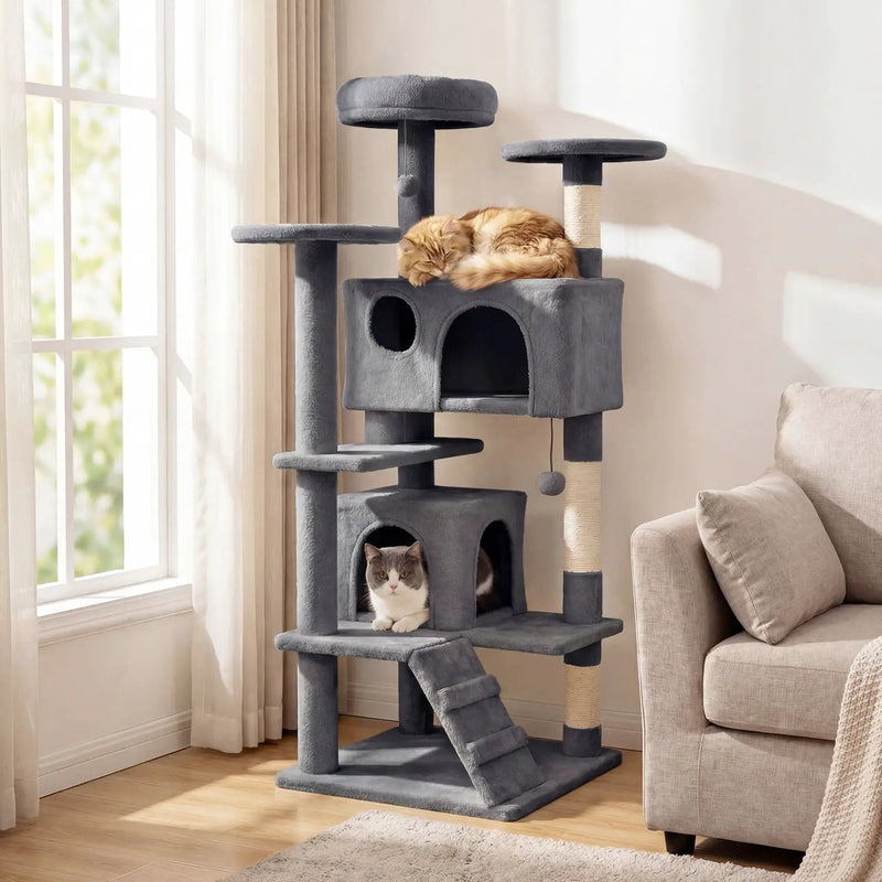 52 Inch Tall Cat Tree Tower for Indoor Cats by DirectDeals