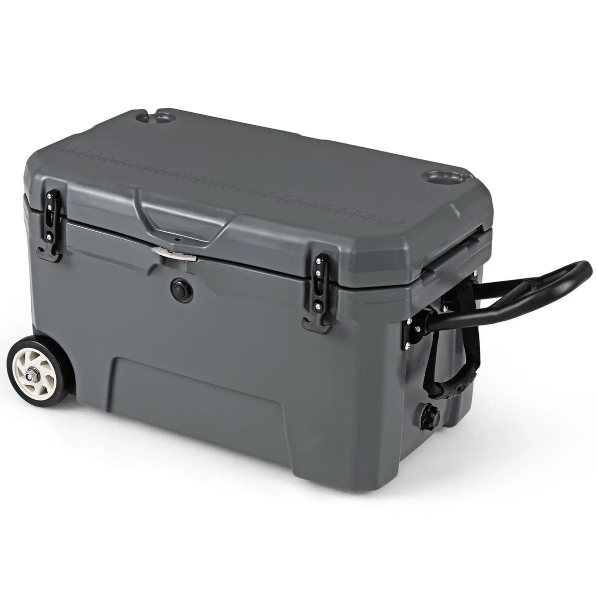 52 Quart Portable Hard Cooler with 6-Day Ice Retention and Wheels by DirectDeals