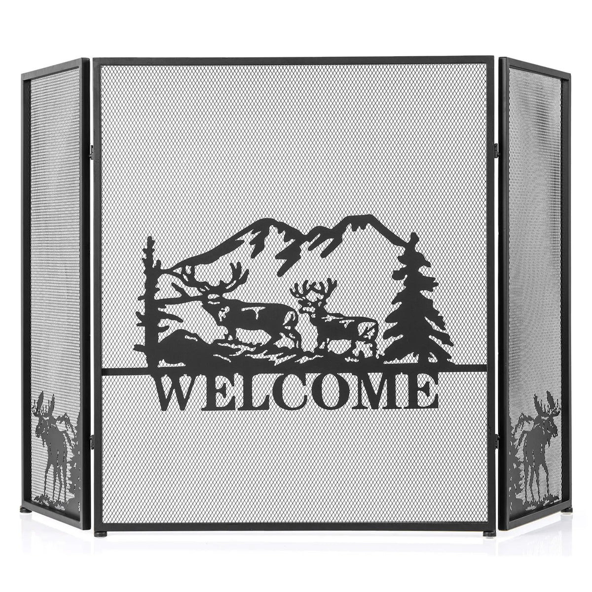 52 x 31 Inch Fireplace Screen by DirectDeals