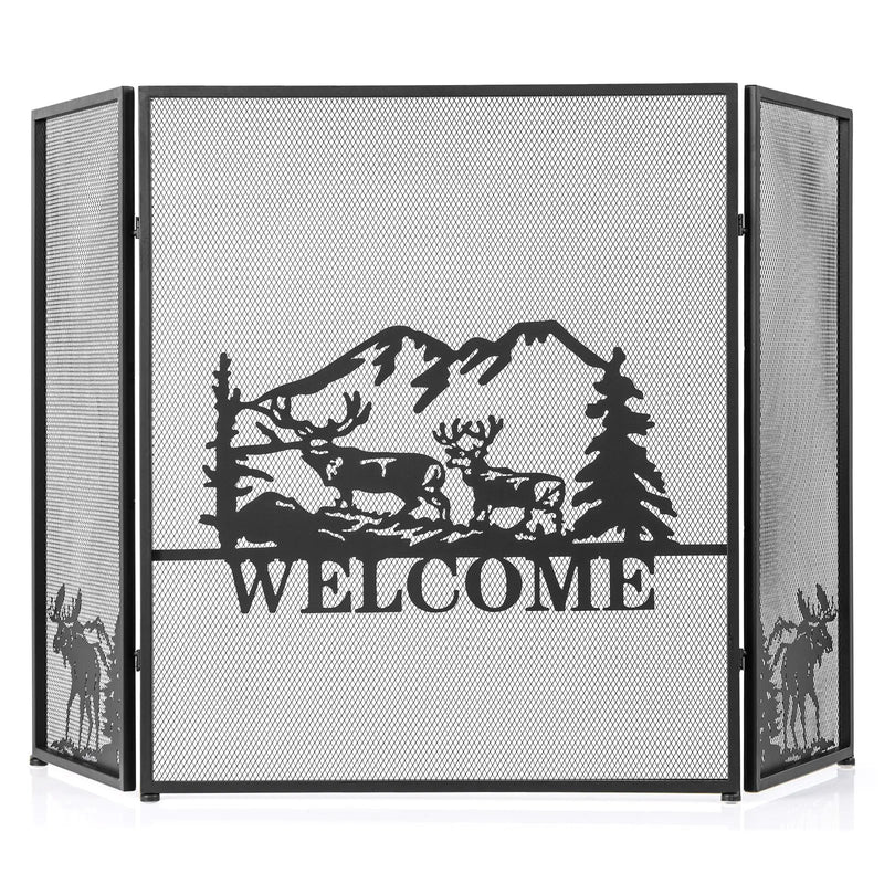 52 x 31 Inch Fireplace Screen by DirectDeals