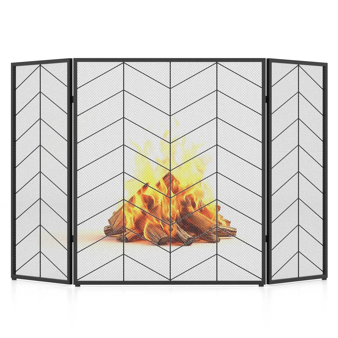52 x 31 Inch Fireplace Screen by DirectDeals
