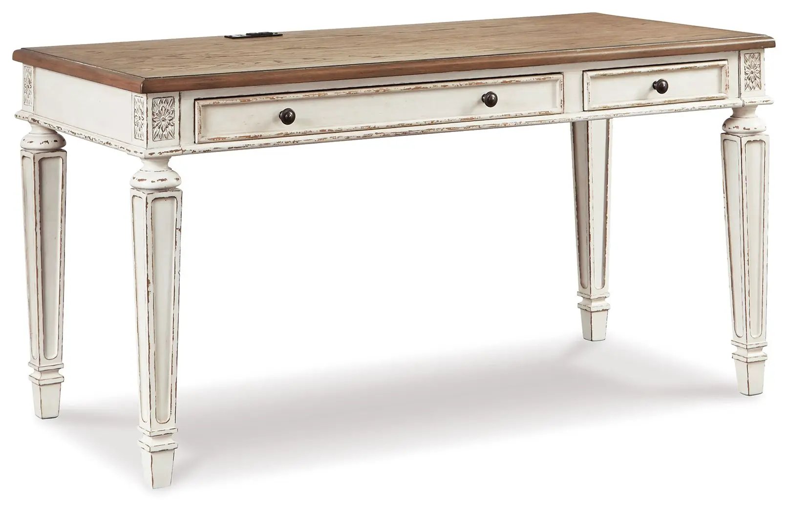 Realyn - Home Office Desk - Light Brown by Unique Piece Furniture