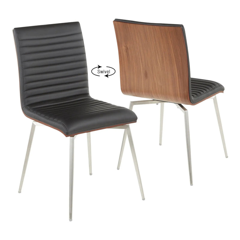 Mason - Contemporary Dining Chair (Set of 2) With Swivel by Unique Piece Furniture