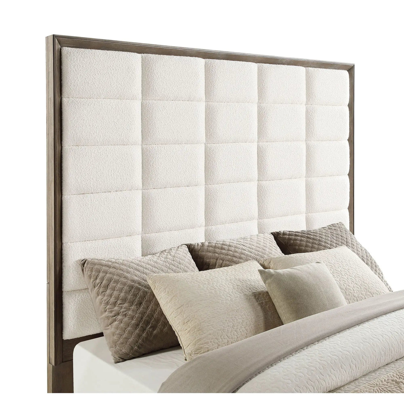 Prescott - Upholstered Panel Bed by HouseOfZazla