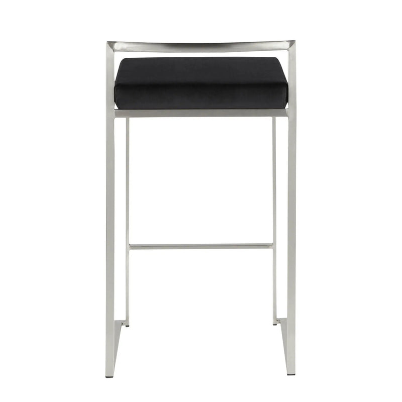 Fuji - Contemporary Elegant Stackable Counter Stool Set by HouseOfZazla