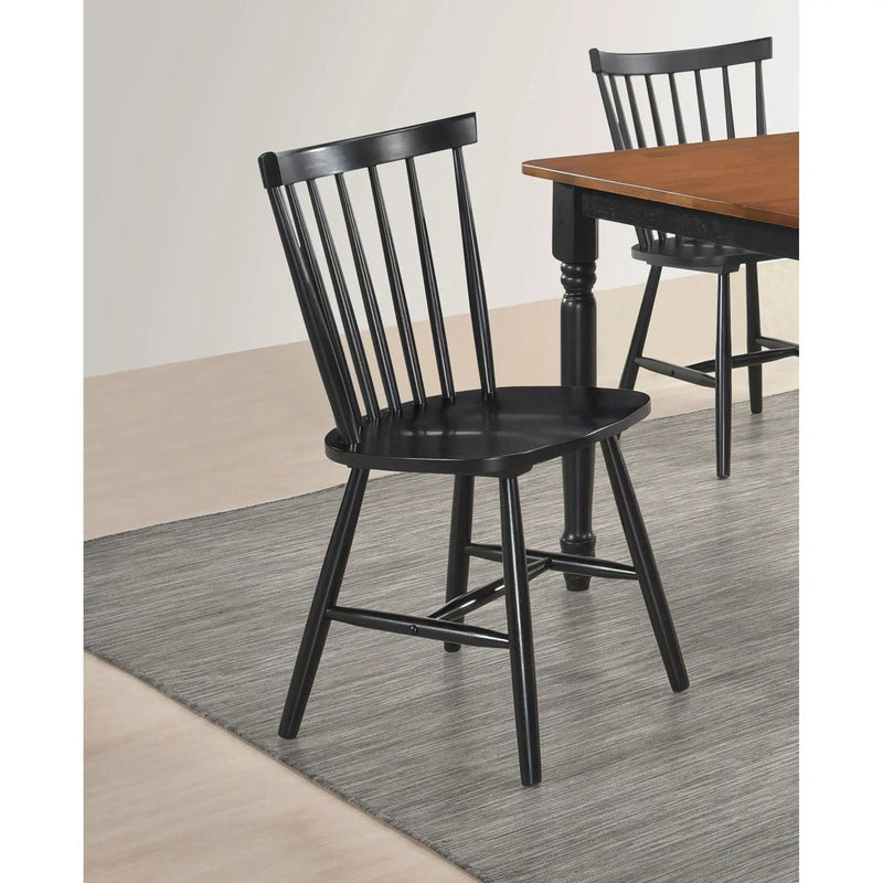 Hayward - Dining Side (Set of 2) - Black by HouseOfZazla