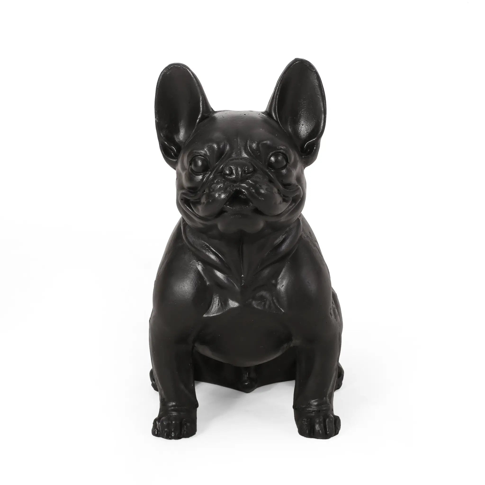Outdoor French Bulldog Garden Sculpture by HouseOfZazla