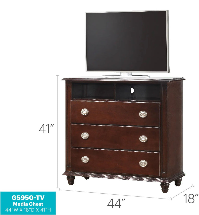 Media Storage Chest - Cappuccino by HouseOfZazla