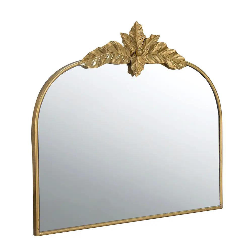 Arched Wall Mirror With Metal Frame, Wall Mirror For Living Room by HouseOfZazla