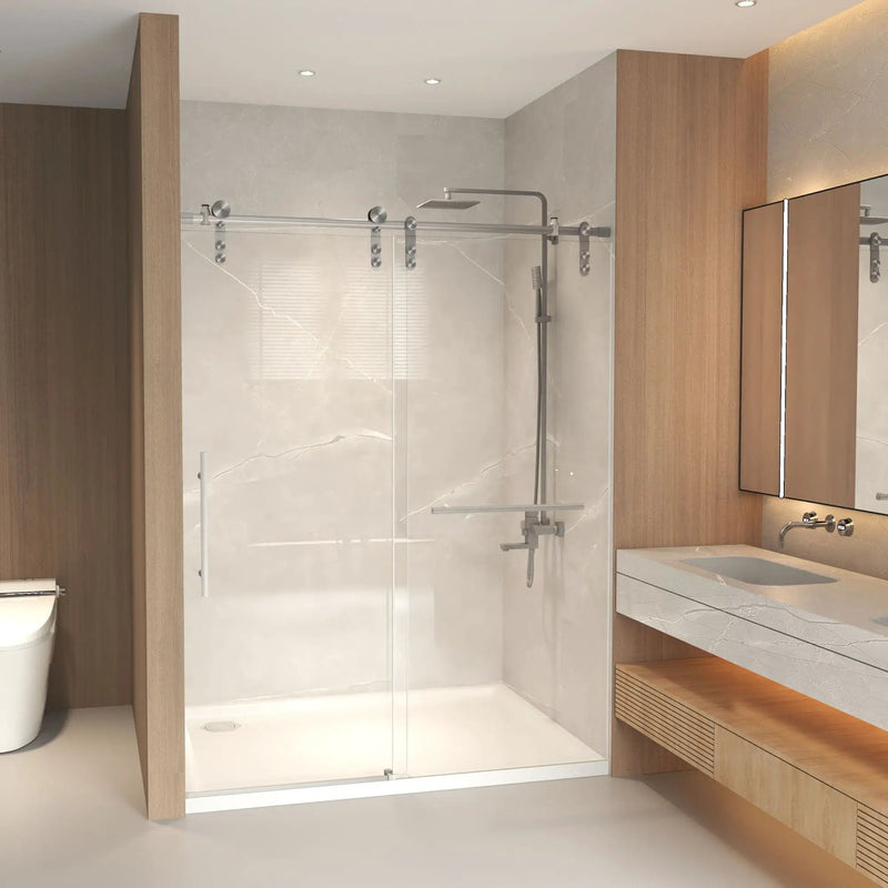 Frameless Sliding Bathtub Door With Frame by HouseOfZazla