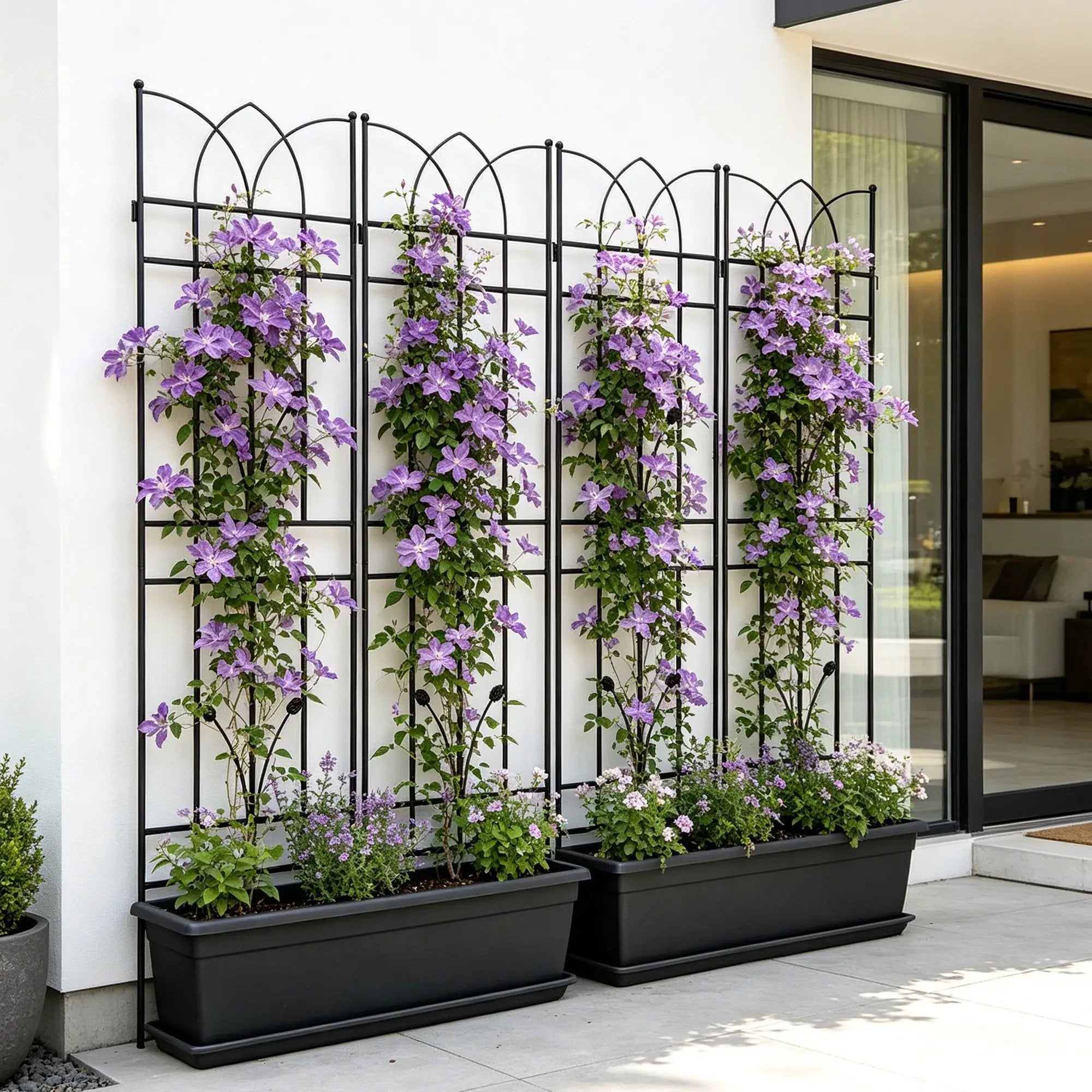 4 Pack Metal Garden Trellis by HouseOfZazla