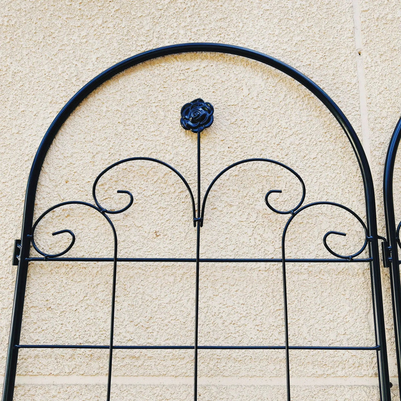 4 Pack Metal Garden Trellis for Climbing Plants by HouseOfZazla