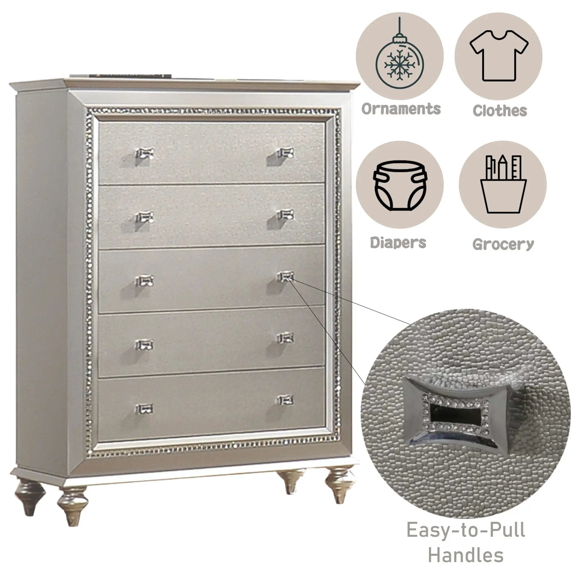 Kaitlyn - Chest, Elegant Design by HouseOfZazla